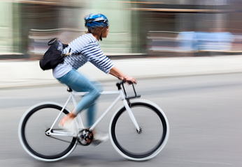 Female cyclist